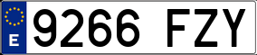 Truck License Plate
